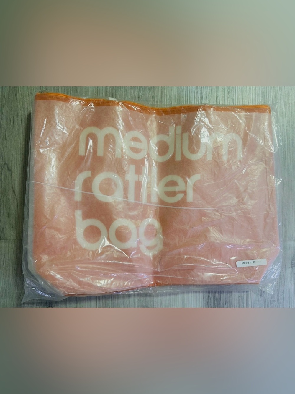 Medium Cattle Bag - Pink Transparent Storage Tote